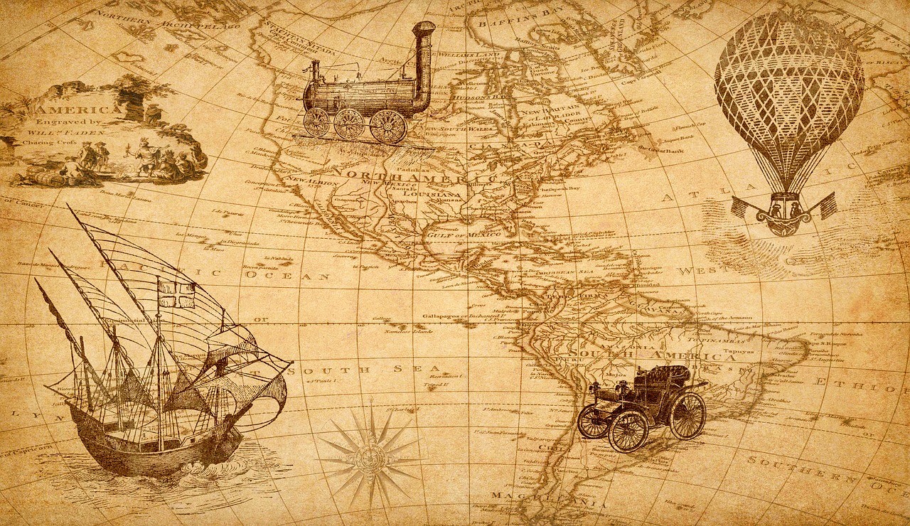map, discovery, america
